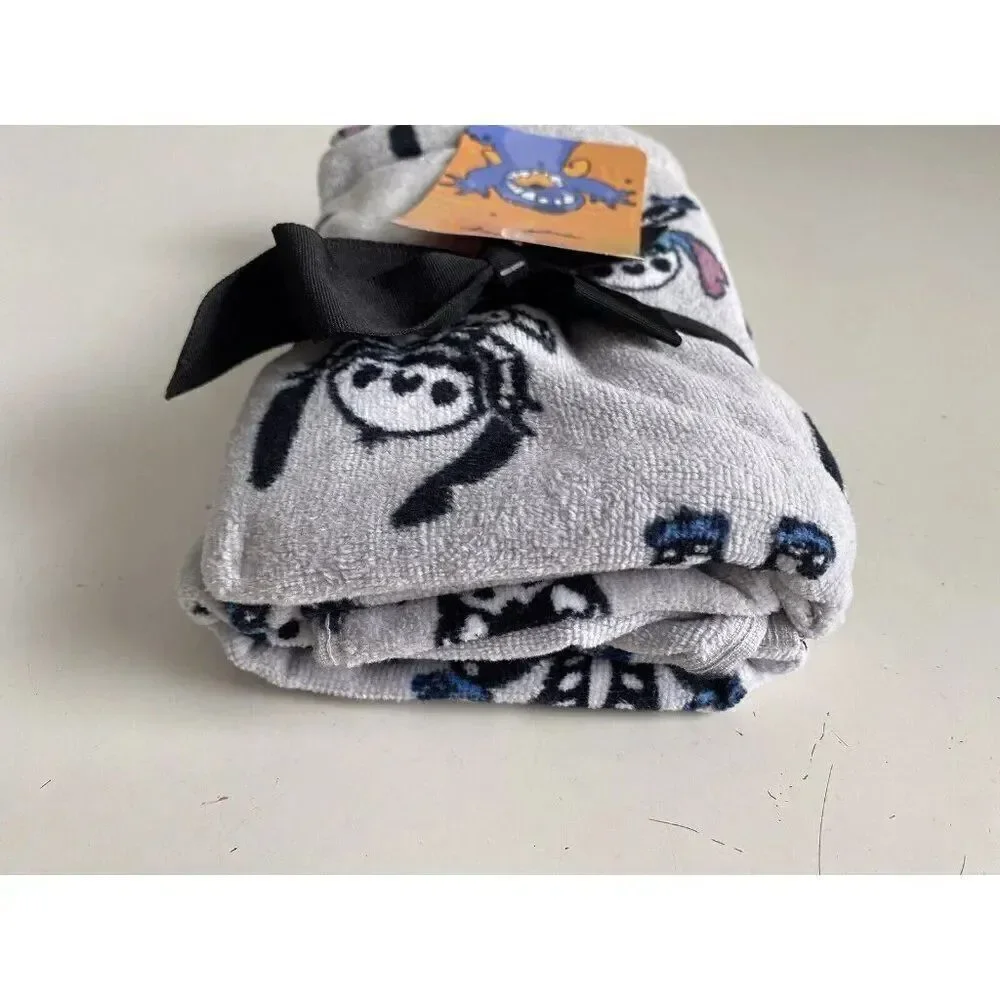 Set Of 2 Disney STITCH Skeleton Costume Halloween Hand Towels Bath‎ 16 X 28” NEW
